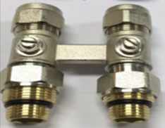 Delta Узел нижнего подключения проходной G 3/4 x 1/2 D=50 MM 3255011
