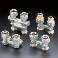 OVENTROP Multiflex F CEW-запорно-присоединительный, угловой 3/4