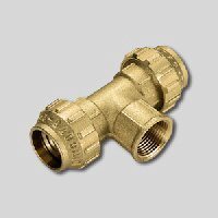 Tiemme ПНД Тройник c внутренней резьбой 20*1/2 3400043 / 3469G200420CR