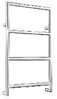 Полотенцесушитель электрический Margaroli 5-582AQ + Box