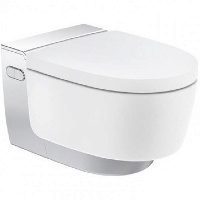 Geberit AquaClean Mera Comfort подвесной унитаз-биде, хромированная вставка 146.214.21.1