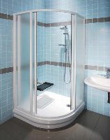 Ravak Supernova SKCP4-100  Душевой уголок, белый+Пеарл  311A010011