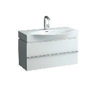 Тумба для раковины Laufen Case 89.5x37.5 см 2 ящика белый лак 4.0125.2.075.475.1