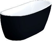 Excellent COMFORT+ black акриловая ванна 1750x750 WAEX.COM17WB