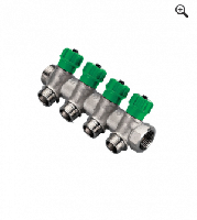 TIEMME Коллектор регулируемый 1 с 4 отвода 3/4 1860019/1877K50060504