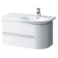 Тумба для раковины Laufen Case 84x37.5 см закругление слева, для 81670.1 белый  4.0150.2.075.463.1