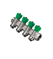 TIEMME Коллектор регулируемый 1 с 4 отводами 1/2 1840004/1868N160404