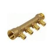 Uponor Q&E коллектор 3/4“ НР/ВР 4X16 ц/ц 35 мм (1023029)