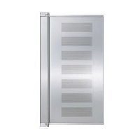 Zehnder Planus PLNS-1-AS/P Полотенцедержатель алюминий с сериграфией, Ral 9007