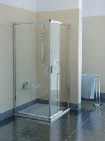 Ravak Blix BLRV2-90 душевой уголок с угловым входом, блестящий + Транспарент  X1LV70C00Z1