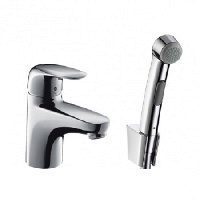 HANSGROHE Metris E смеситель для раковины+гигиен. душ 31170000