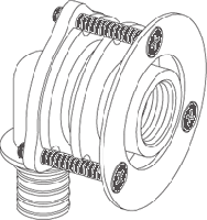 REHAU 20-Rp1/2x28 угольник настенный для гипсокартонных плит 13661161001