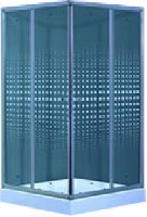 Timo VIVA LUX TL-1102 fabric glass душевой угол 1000x1000x2000