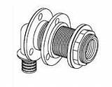 REHAU 16-Rp1/2x55 угольник настенный для ДСП 13661201001
