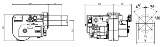 Giersch GU-55  Жидкотопливная горелка (арт. 14-36-40390)