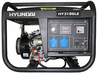 Генератор бензиновый HYUNDAI HY3100LE 2.5 кВт