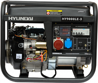 Генератор бензиновый HYUNDAI HY9000LE-3 6 кВт