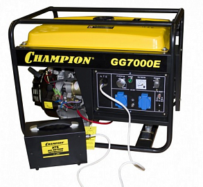 CHAMPION GG7000E Бензиновый генератор открытого типа