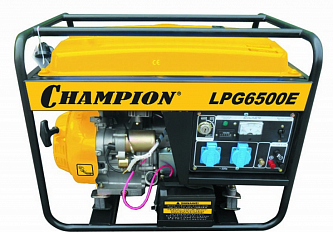 CHAMPION LPG6500E Бензиновый генератор открытого типа
