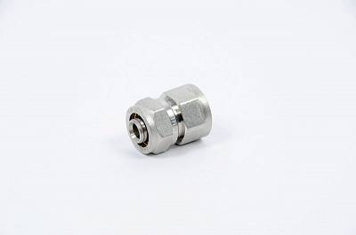 TIEMME соединитель прямой 22х1F хром
