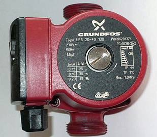 Циркуляционный насос Grundfos UPS 25-80 180(95906440)