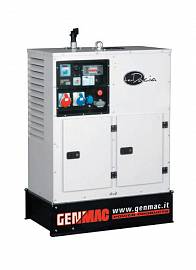 GENMAC Living G15000LSM дизельный генератор в шумозащитном кожухе