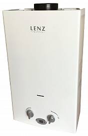 Водонагреватель проточный газовый Lenz Technic 10L White