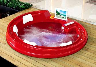 Gemy G9090 O Red акриловая ванна 1900x1900
