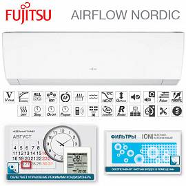 Fujitsu AIRFLOW NORDIC ASYG09LMCB/AOYG09LMCBN настенная сплит-система