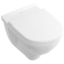 Унитаз подвесной Villeroy & Boch O'Novo 5660HR01 alpin, безободковый
