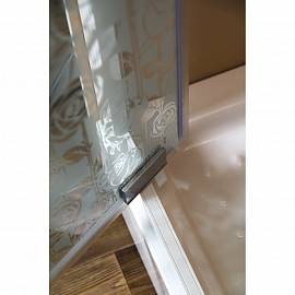 Cezares Rosa BA1 (60 см) Душевая дверь, стекло матовое с рисунком