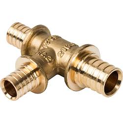 STOUT Тройник переходной 20x16x16 для труб из сшитого полиэтилена аксиальный SFA-0014-201616 