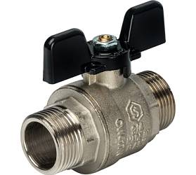 STOUT Кран шаровой полнопроходной, НР/НР, ручка бабочка 3/4 SVB-0006-200020