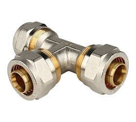 STOUT Тройник равнопроходный 26х26х26 для металлопл.труб SFS-0009-000026 