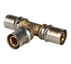 STOUT Тройник равнопроходный 20х20х20 для металлопл.труб пресс SFP-0006-202020