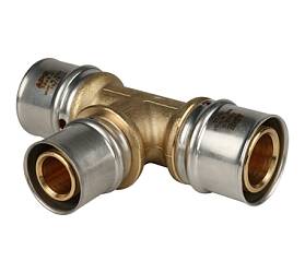 STOUT Тройник переходной 32х26х32 для металлопл.труб пресс SFP-0005-322632 