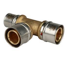 STOUT Тройник переходной 32x32x26 для металлопл.труб пресс  SFP-0005-323226
