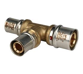 STOUT Тройник переходной 26х20х20 для металлопл.труб пресс SFP-0005-262020
