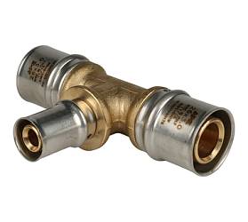 STOUT Тройник переходной 26х16х26 для металлопл.труб пресс SFP-0005-261626 