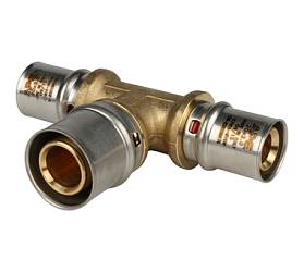STOUT  Тройник переходной 20х26х20 для металлопл.труб пресс SFP-0005-202620