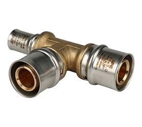 STOUT  Тройник переходной 26х26х16 для металлопл.труб пресс SFP-0005-262616