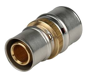 STOUT Муфта соединительная переходная 32х26 для металлопл.труб пресс  SFP-0004-003226