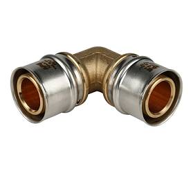STOUT Угольник 90° 32х32 для металлопл.труб пресс SFP-0009-003232