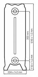 Retro 350 (1 секция) чугунный радиатор