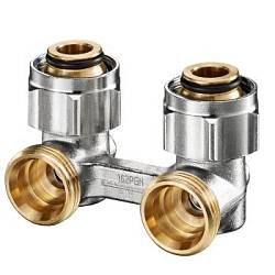 Oventrop Multiflex F ZB-запорно-присоед., угловой 3/4