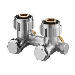 Oventrop Multiflex F присоед. узел ZBU-запорно-присоед.,угл, 3/4