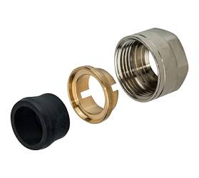 STOUT Фитинг компрессионный для медных труб 15x3/4 SFC-0027-001520
