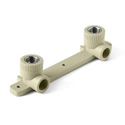 Pro Aqua PPR Комплект водорозеток на крепежной планке Ду 20х1/2 (серый) PA280008P