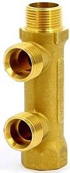 Uponor Q&E коллектор 3/4“ НР/ВР 2X16 ц/ц 35 мм (1023027)
