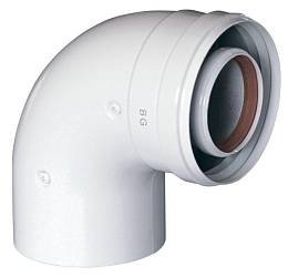 Baxi Коаксиальный отвод 90гр. полипропиленовый KHG71405971-